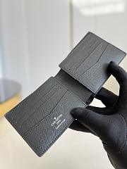 Louis Vuitton | Slender Wallet Glacier Taiga Leather size 11x8.5x2 cm - 6