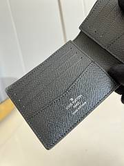 Louis Vuitton | Slender Wallet Glacier Taiga Leather size 11x8.5x2 cm - 5