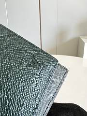 Louis Vuitton | Slender Wallet Dark Green Taiga Leather size 11x8.5x2 cm - 2