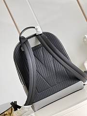 Louis Vuitton | Adrian Backpack Gray Taiga Leather 31x39x14 cm - 5