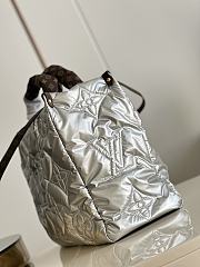 Louis Vuitton | OnTheGO GM Silver Recycled Metallic Nylon M21053  - 5