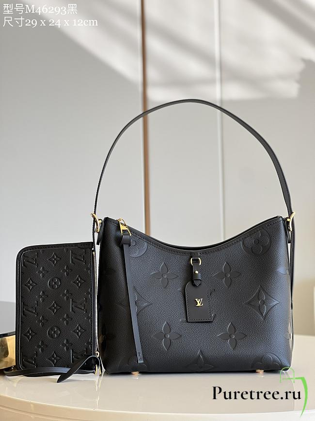 Louis Vuitton | CarryAll PM Black Monogram Empreinte 29x24x12 cm - 1