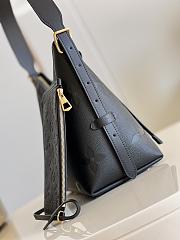 Louis Vuitton | CarryAll PM Black Monogram Empreinte 29x24x12 cm - 4