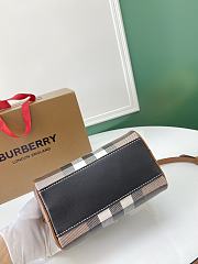 Burberry Mini Check Bowling Bag Dark Brown size 18.5x11x12 cm - 6