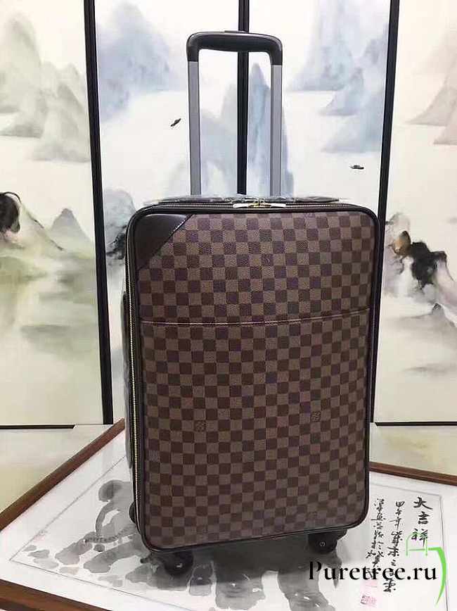 Louis Vuitton Pegase Luggage 55 Damier Ebene - 1