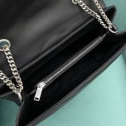 YSL Loulou Medium Bag Black Silver Hardware size 31x23x10 cm - 6