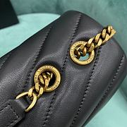 YSL Loulou Medium Bag Black Golden Harware 459749 size 31x23x10 cm - 4
