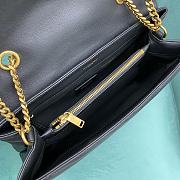 YSL Loulou Medium Bag Black Golden Harware 459749 size 31x23x10 cm - 3