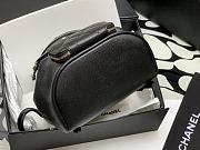 CHANEL 22B Black Caviar Affinity Backpack 20x19x12 cm - 4