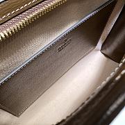 Gucci Beauty Case Interlocking G Brown Leather & GG Supreme Canvas 672956  - 5
