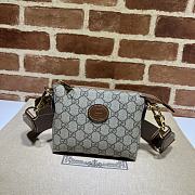 Gucci Messenger Bag With Interlocking G 723306 size 16x13.5x3.5 cm - 1