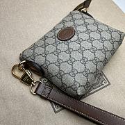 Gucci Messenger Bag With Interlocking G 723306 size 16x13.5x3.5 cm - 5