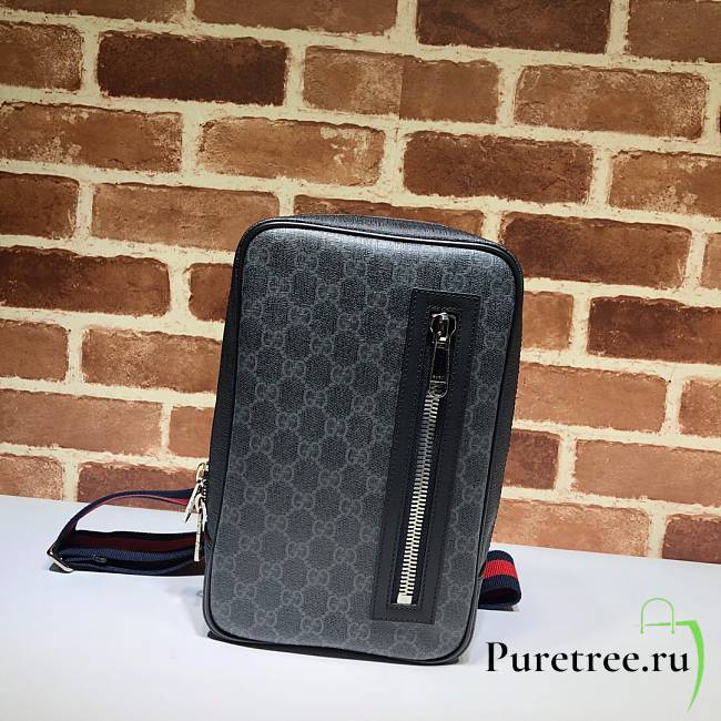 Gucci GG Black Sling Backpack 478325 size 17x27x8.5 cm - 1