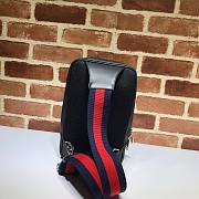 Gucci GG Black Sling Backpack 478325 size 17x27x8.5 cm - 5