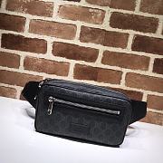 Gucci GG Black Belt Bag 474293 size 24 x 14 x 5.5 cm - 1