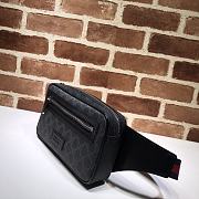 Gucci GG Black Belt Bag 474293 size 24 x 14 x 5.5 cm - 5