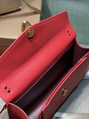 Bvlgari Serpenti East-West Maxi Chain Shoulder Bag Red 28x14.5x6.5 cm - 3