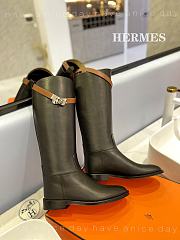 Hermes Jumping Shorter Boot Black - 4