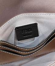 Fendi Mini Baguette 1997 Pink Leather & Sequinned Bag 19x6x11 cm - 2