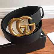 GUCCI 2015 Re-Edition wide leather belt 3.8 cm - 2
