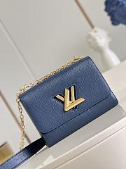 Louis Vuitton Twist MM Indigo BLue Epi Leather M53090 23x17x9.5 cm - 4