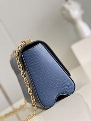 Louis Vuitton Twist MM Indigo BLue Epi Leather M53090 23x17x9.5 cm - 6