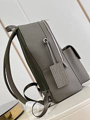 Louis Vuitton New Backpack Khaki Green LV Aerogram Leather M21362 - 3