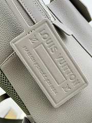 Louis Vuitton New Backpack Khaki Green LV Aerogram Leather M21362 - 4