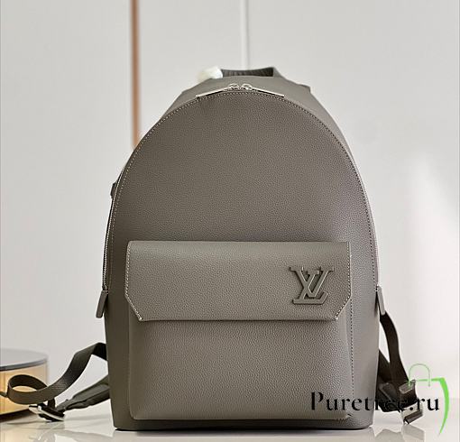 Louis Vuitton New Backpack Khaki Green LV Aerogram Leather M21362 - 1