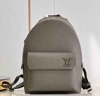 Louis Vuitton New Backpack Khaki Green LV Aerogram Leather M21362