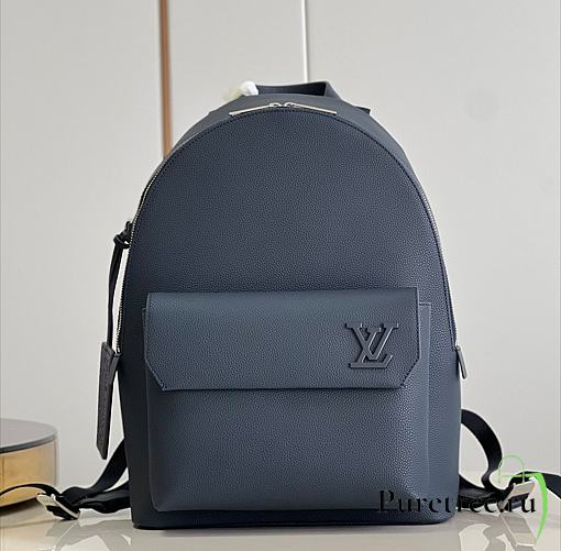 Louis Vuitton New Backpack Navy Blue LV Aerogram Leather M21362 - 1