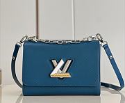 Louis Vuitton Twist PM Toledo Blue Epi Leather M21033 23x17x9.5 cm - 1
