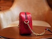 Gucci GG Marmont Matelassé Mini Bag Red 448065 size 18x12x6 cm - 6