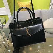 YSL Uptown Medium Black Smooth Leather size 31x24x16 cm - 1