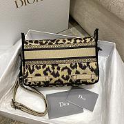 Dior Small Diorcamp Bag Beige Multicolor Mizza Embroidery 23x15x8 cm - 6