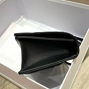 Dior 30 Montaigne Chain Bag With Handle Black Maxicannage Lambskin - 4