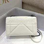 Dior 30 Montaigne Chain Bag With Handle Latte Maxicannage Lambskin - 5