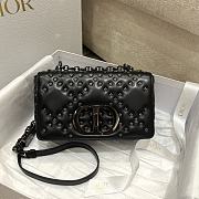 Dior Caro Small Bag Full Black Lucky Star Cannage Lambskin 20x12x7 cm - 1