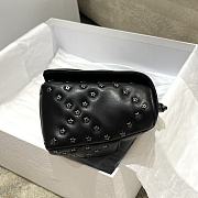 Dior Caro Small Bag Full Black Lucky Star Cannage Lambskin 20x12x7 cm - 3