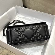 Dior Caro Small Bag Full Black Lucky Star Cannage Lambskin 20x12x7 cm - 4