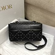 Dior Caro Small Bag Full Black Lucky Star Cannage Lambskin 20x12x7 cm - 5