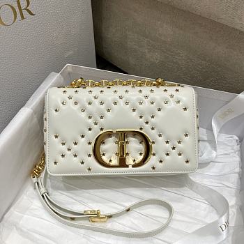 Dior Caro Small Bag Latte Lucky Star Cannage Lambskin 20x12x7 cm