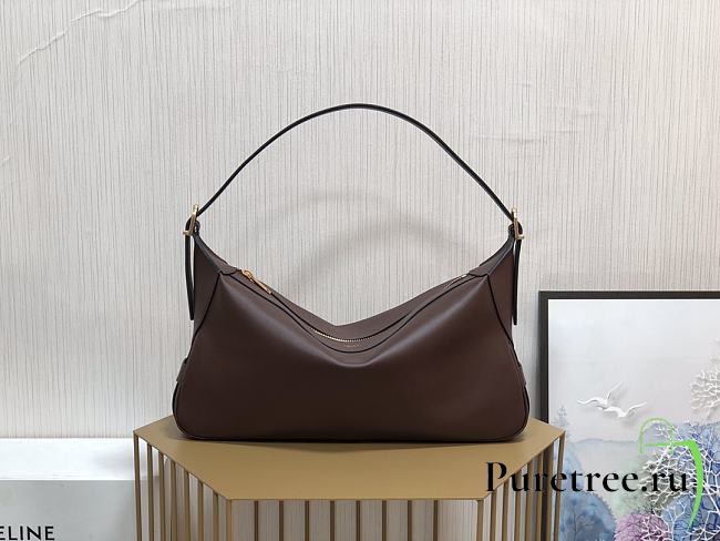 Celine Medium Romy In Supple Calfskin Hickory size 34x16x5 cm - 1