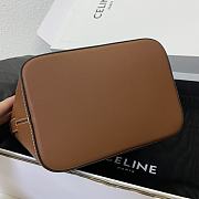 Celine Small Bucket Cuir Triomphe Smooth Leather Tan Size 22 x 24 x 13 cm - 5