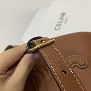 Celine Small Bucket Cuir Triomphe Smooth Leather Tan Size 22 x 24 x 13 cm - 3