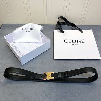 Celine Belt Black 2.5cm
