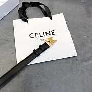 Celine Belt Black 2.5cm - 4