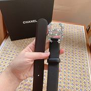 Chanel belt black width size 3cm 02  - 3
