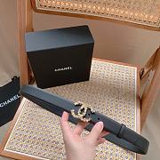 Chanel belt black width size 3cm 03 - 1
