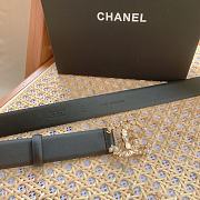 Chanel belt black width size 3cm 03 - 6
